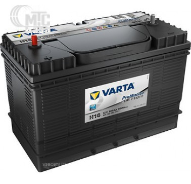 Аккумулятор на грузовик Varta PM Black (H16)  [605103080] 6СТ-105 Ач L EN800 А 330x172x240мм